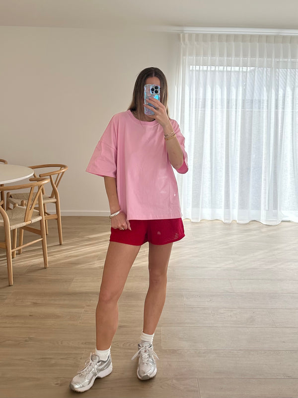 Boyfriend split tee -  candy