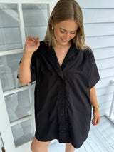 Frill Shirt Dress