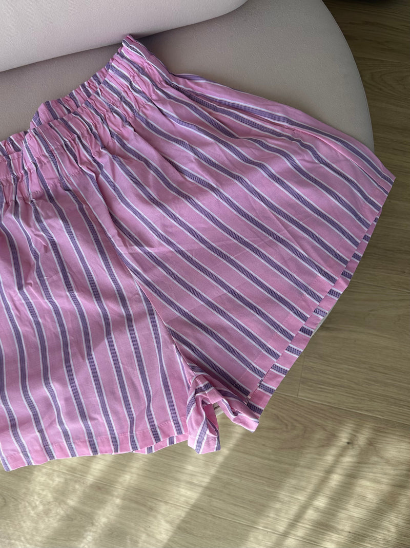 Favourite Shorts - Pink Stripe